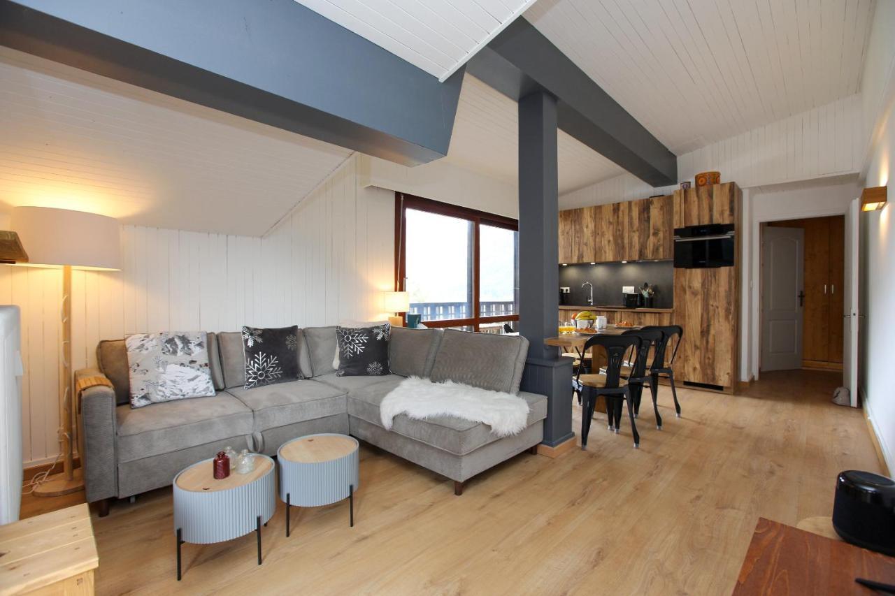 Superbe T3 En Face Du Brevent, Chamonix Apartamento Exterior foto