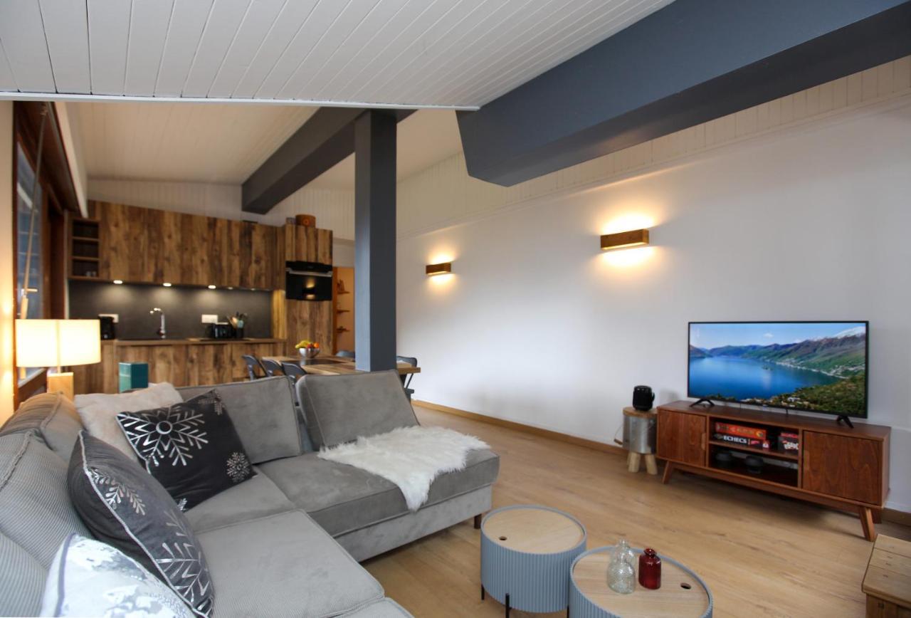 Superbe T3 En Face Du Brevent, Chamonix Apartamento Exterior foto