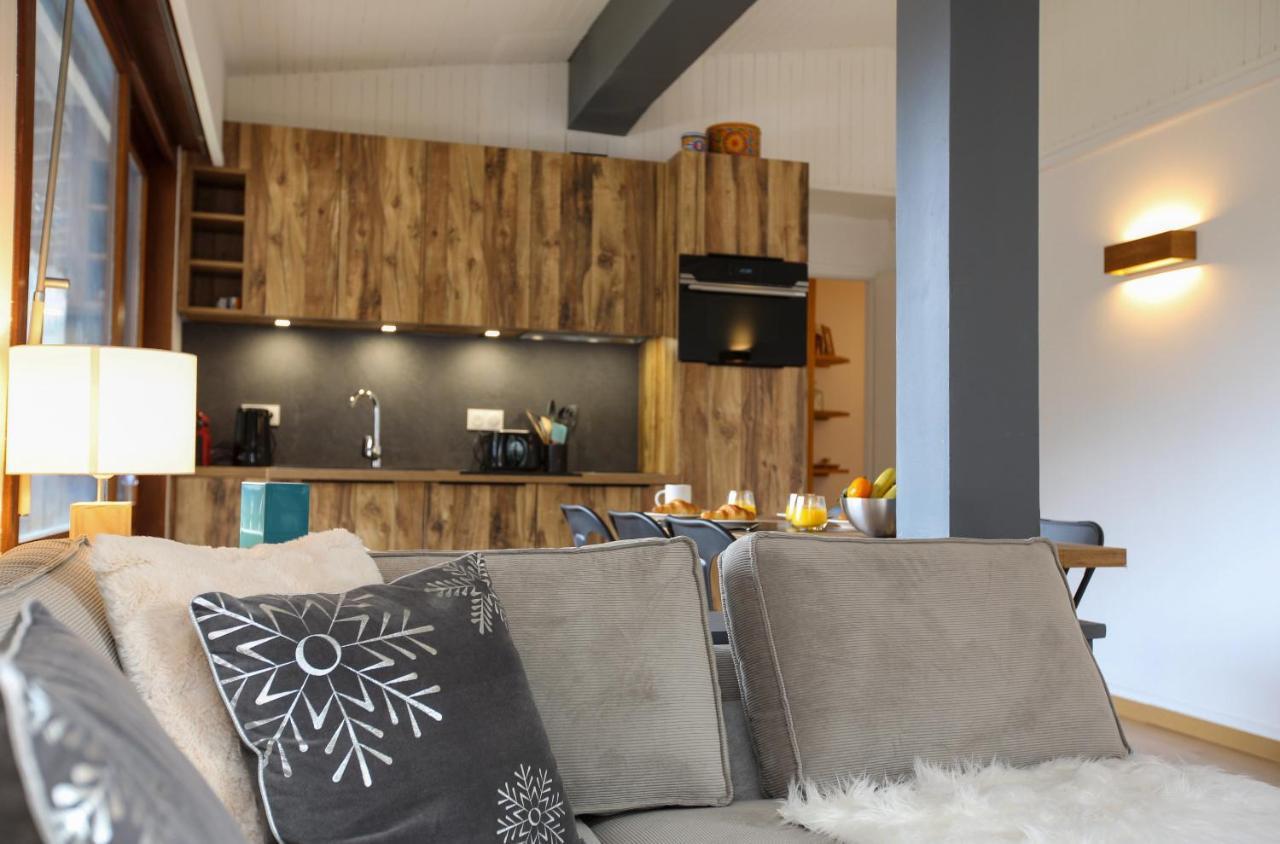 Superbe T3 En Face Du Brevent, Chamonix Apartamento Exterior foto