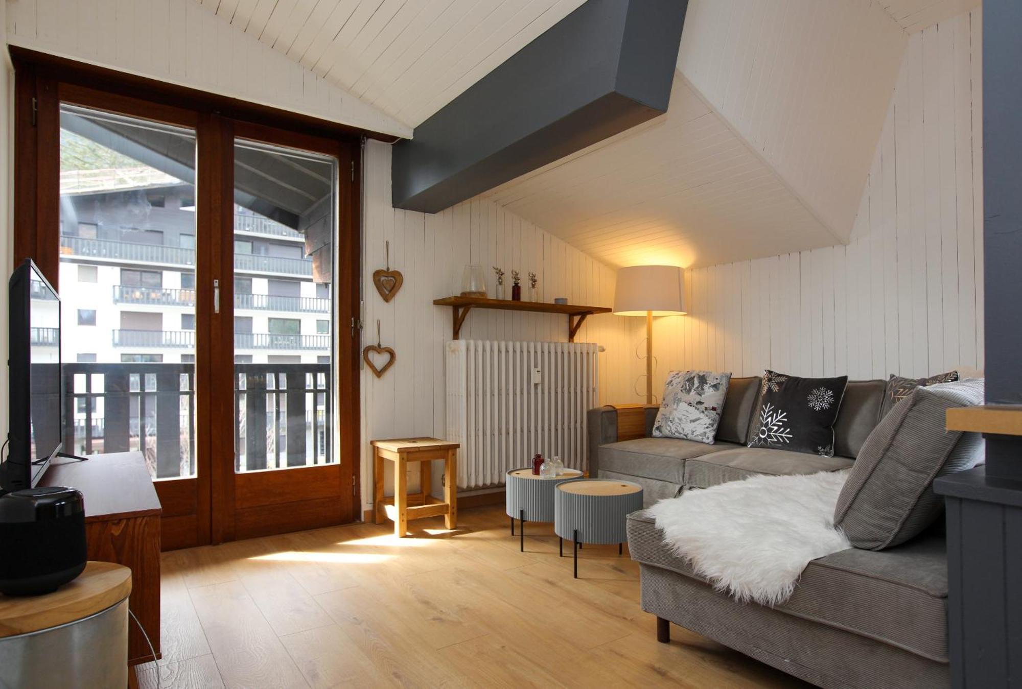 Superbe T3 En Face Du Brevent, Chamonix Apartamento Quarto foto